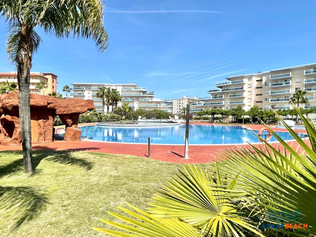 Apartbeach Los Juncos Residencial Piscinas Y Petanca La Pineda Exterior foto