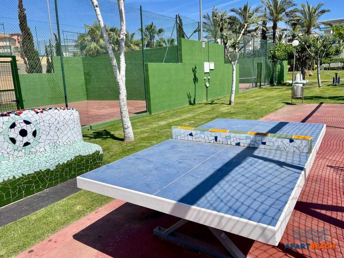 Apartbeach Los Juncos Residencial Piscinas Y Petanca La Pineda Exterior foto