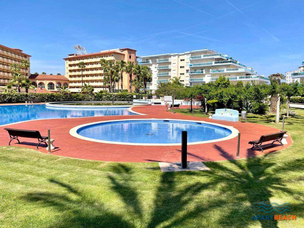 Apartbeach Los Juncos Residencial Piscinas Y Petanca La Pineda Exterior foto