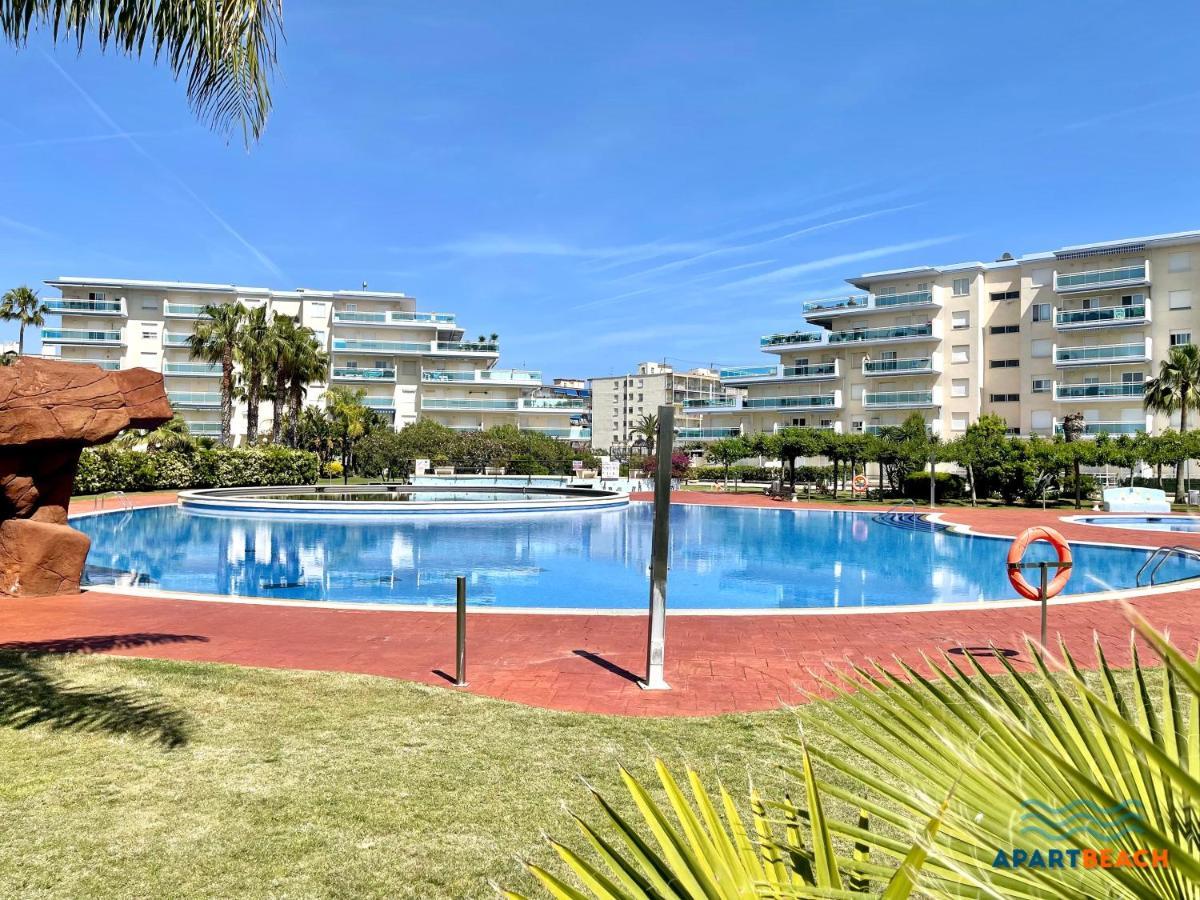 Apartbeach Los Juncos Residencial Piscinas Y Petanca La Pineda Exterior foto