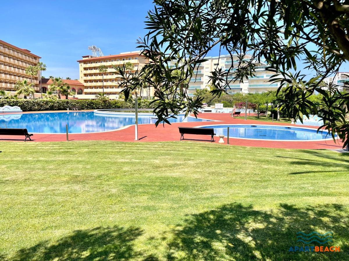 Apartbeach Los Juncos Residencial Piscinas Y Petanca La Pineda Exterior foto